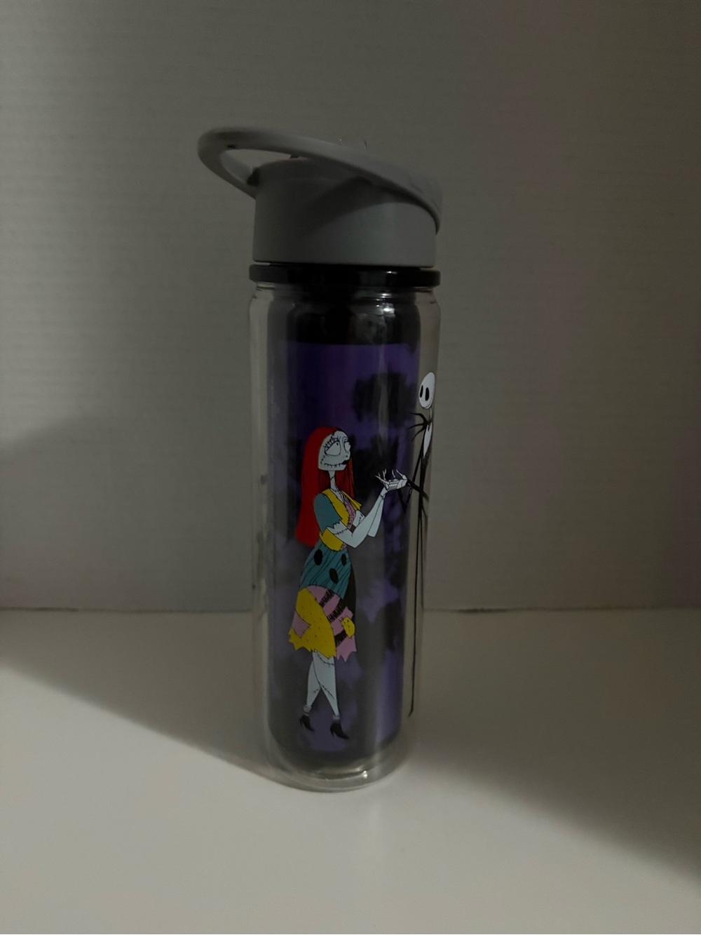 Disney The Nightmare Before Christmas Jack & Sally Water Bottle